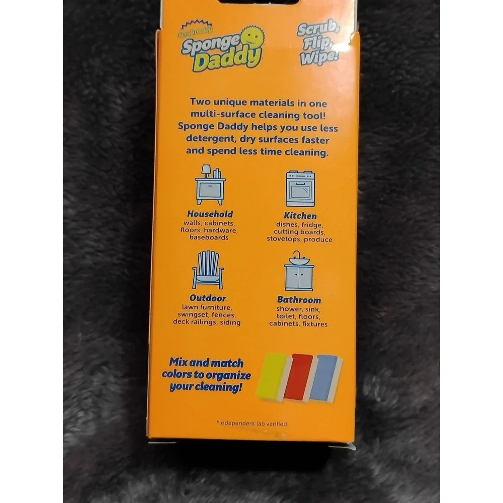 Scrub Daddy Sponge Daddy Dual Sided Sponge Scrubber